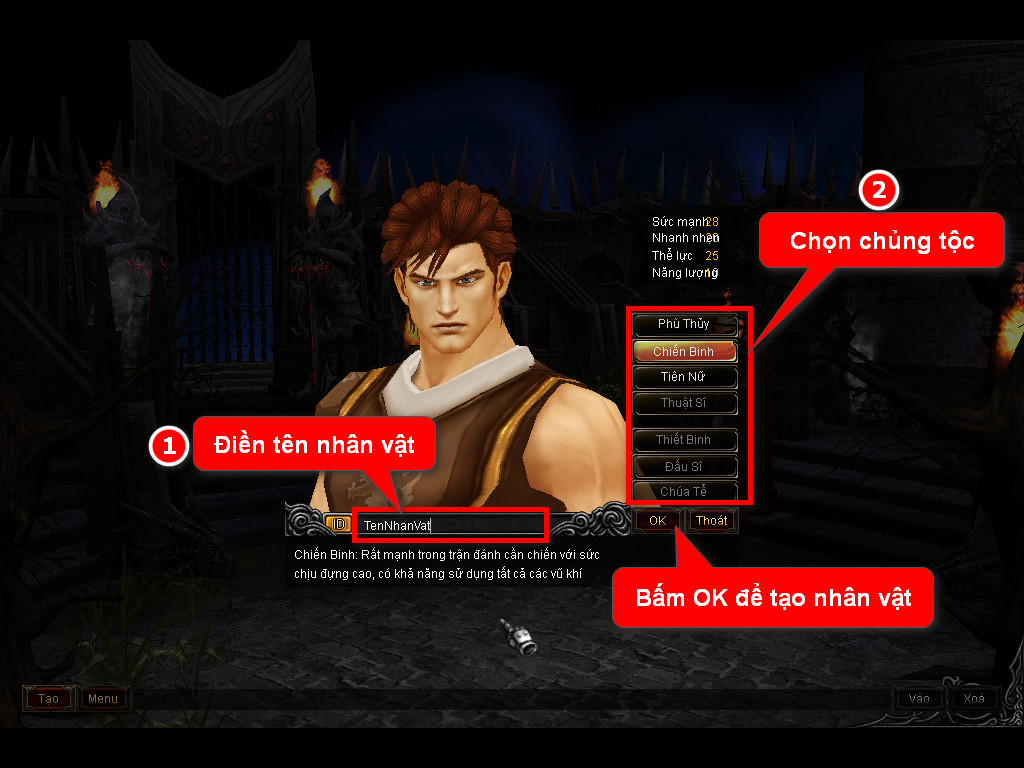 Chức năng chính của Game MU Ba Miền Chức năng chính của Game MU Ba Miền